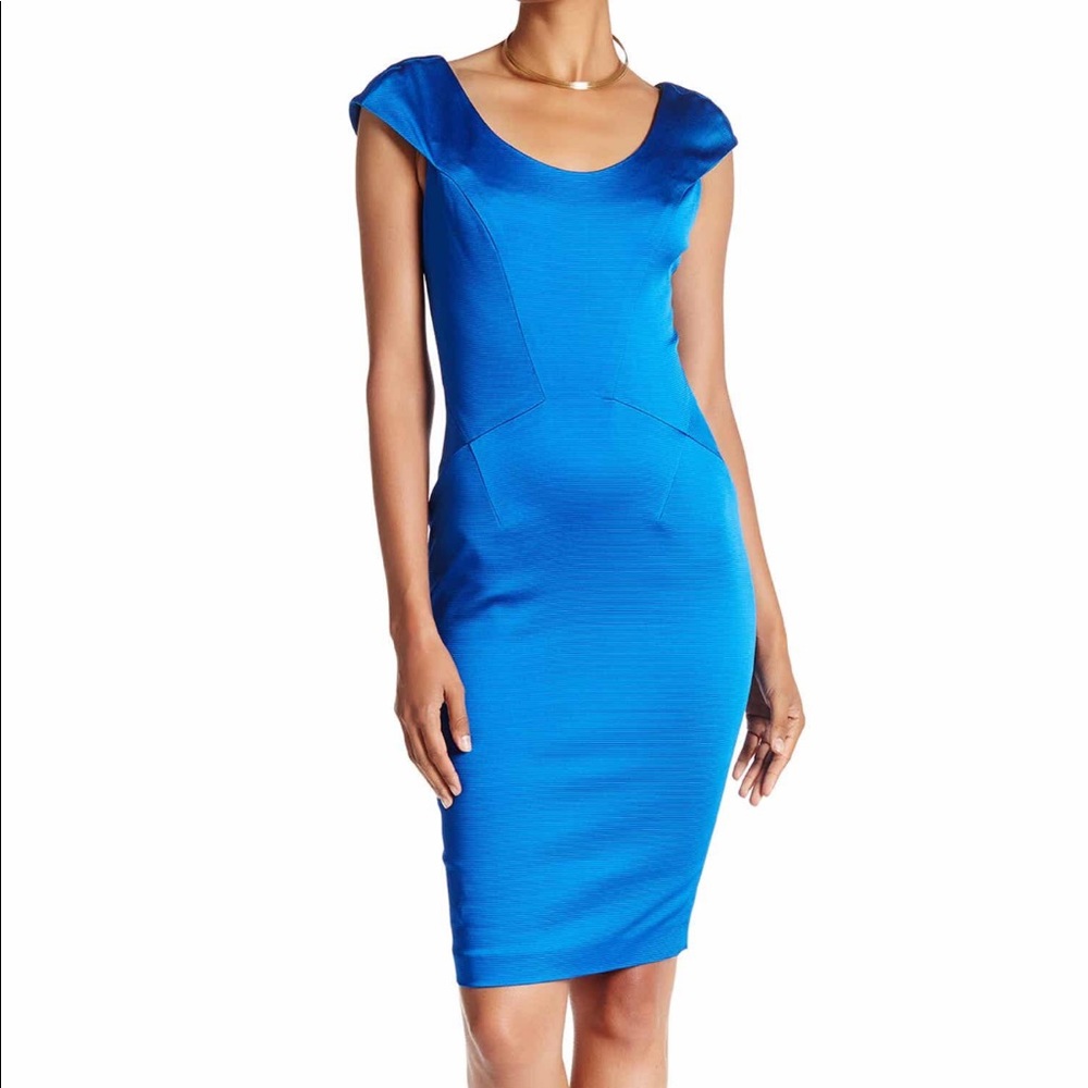 Zac Posen Royal Blue Irina Sheath Pencil Dress